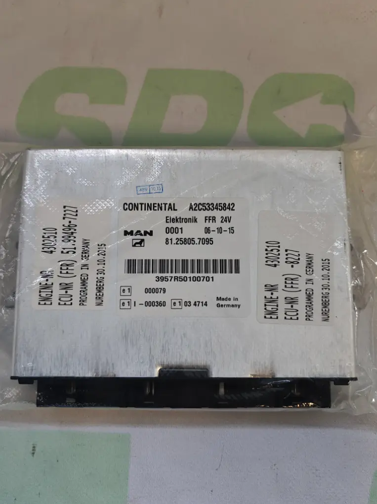 MAN electronic control unit vehicle manageme 81258057095