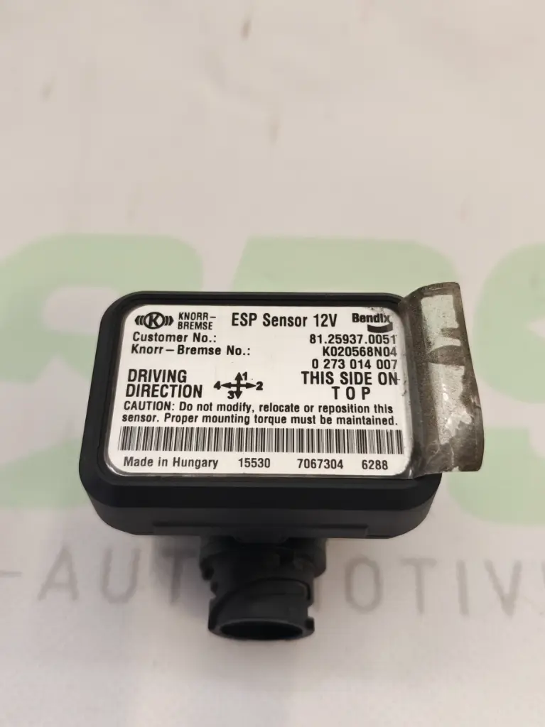 MAN sensor yawing rate sensor 81259370094